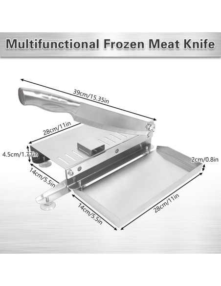 Cortador de Carne Manual Aetwhy de Acero Inoxidable 1.86 kg