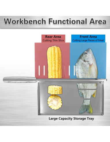 Cortador de Carne Manual Aetwhy de Acero Inoxidable 1.86 kg