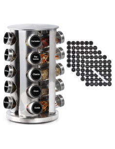 Estante Giratorio de Especias DOUBLE 2 C con 20 Tarros