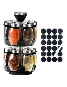 Organizador de especias giratorio Kylinbigda 12 frascos 26.92 cm