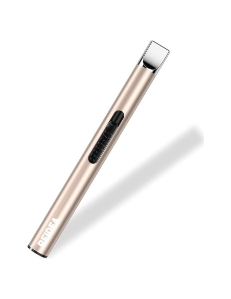 Encendedor Electrónico REIDEA Oro Champán Recargable USB