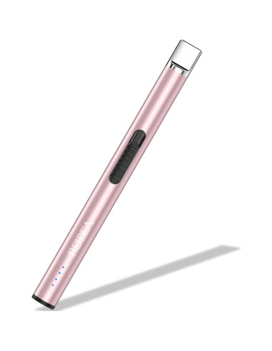 Encendedor Eléctrico REIDEA S4 Pro Recargable USB Oro Rosa