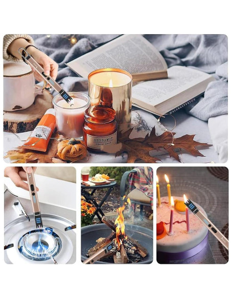 Encendedor Eléctrico SUPRUS Recargable USB a Prueba de Viento