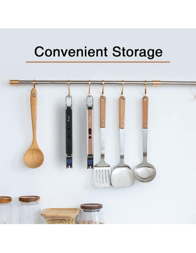 Encendedor Eléctrico SUPRUS Recargable USB a Prueba de Viento