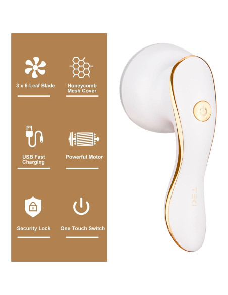 Raspador de Tela TEKI GC-306 con 2 Cuchillas y USB-C