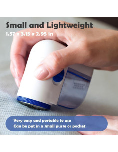 Raspador de tela eléctrico LBTEE FS-1, portátil, azul 2