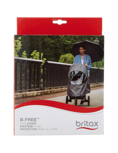 Cubierta de lluvia Britax B-Free para cochecito - Gris