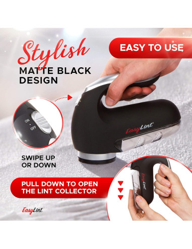 EasyLint Removedor de Pelusas Eléctrico Profesional 396g