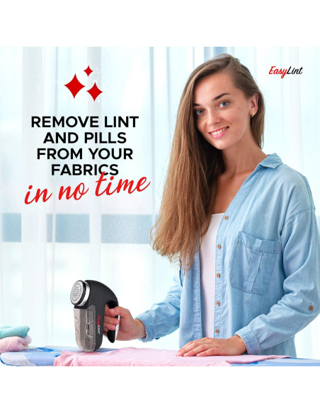 EasyLint Removedor de Pelusas Eléctrico Profesional 396g