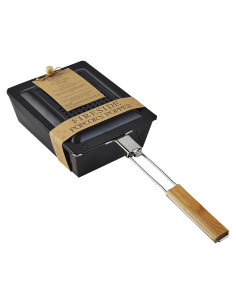 Popcornera de Fogata Mud Pie 8 oz Metal Plegable