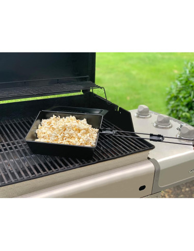 Bandeja para Palomitas Outset 28.5 cm Antiadherente con Mango