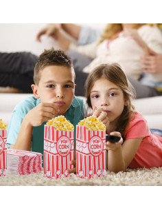 300 Bolsas de Palomitas Desechables 1 Oz Papel Grado Alimenticio 2