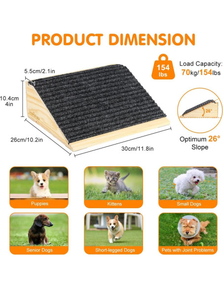 Rampa para Perros VavoPaw Antideslizante Paquete de 2