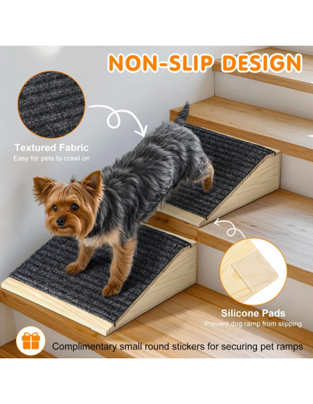 Rampa para Perros VavoPaw Antideslizante Paquete de 2