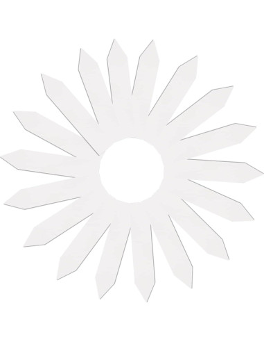 Etiquetas de Plantas Blancas 1000 Pcs Foraineam 10x2 cm