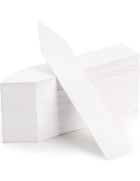 Etiquetas de Plantas Blancas 1000 Pcs Foraineam 10x2 cm