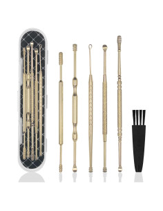 Kit de Eliminación de Cerumen Hion 6 Piezas Acero Inoxidable