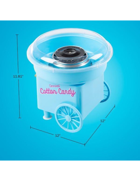 Máquina de Algodón de Azúcar Mini Great Northern Popcorn Azul