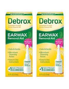 Debrox Gotas Eliminación Cerumen 15 ml Paquete de 2