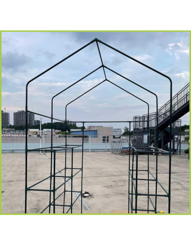 Invernadero Portátil Florencia 145x145x196 cm 12 Estantes