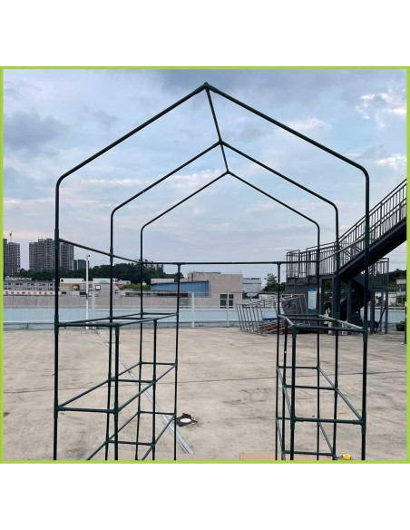 Invernadero Portátil Florencia 145x145x196 cm 12 Estantes