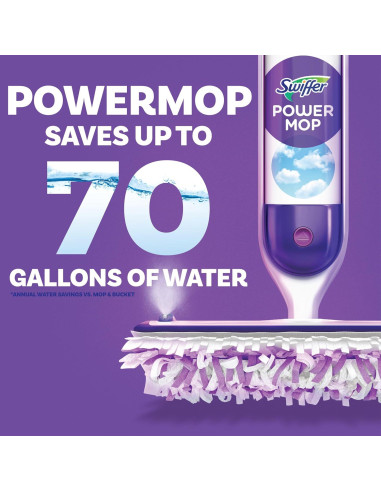 Limpiador de pisos Swiffer PowerMop 2x748ml Unstopables