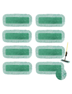 Paños de trapeador Rubbermaid 18" Reemplazo 8 paquetes