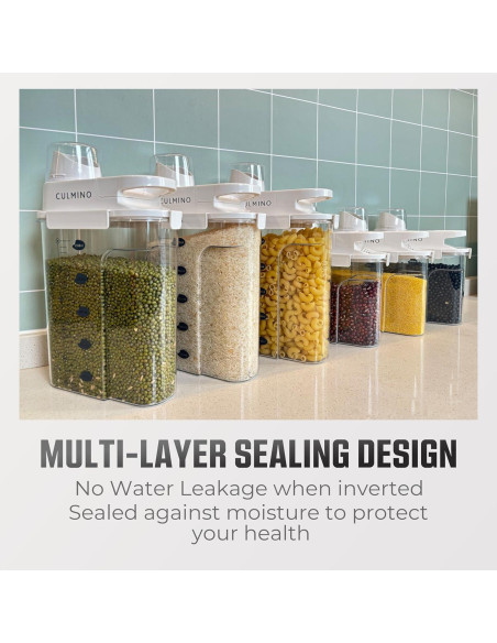 Contenedor de Cereal Hermético Culmino 1.8L BPA Libre