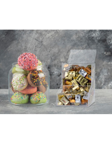 Dispensador de Dulces IneVibe 0.62 kg Acrílico Transparente