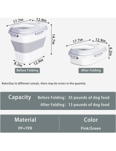 Contenedor de Alimentos Hermético Gropecan 50L Blanco 2
