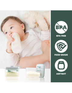 Contenedor de viaje hermético Tourdeus 1000ml transparente 2