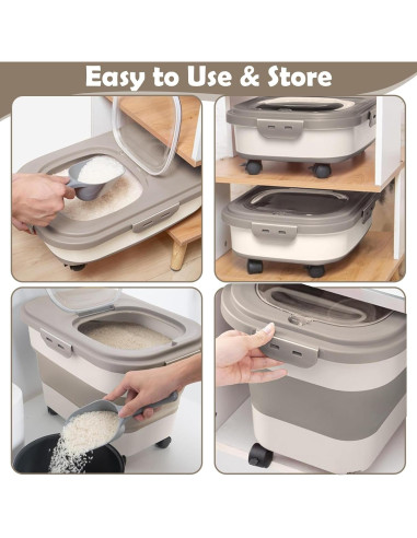 Contenedor de Almacenamiento de Alimentos SSAWcasa 20 lbs