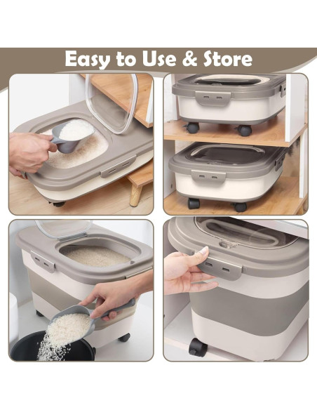 Contenedor de Almacenamiento de Alimentos SSAWcasa 20 lbs