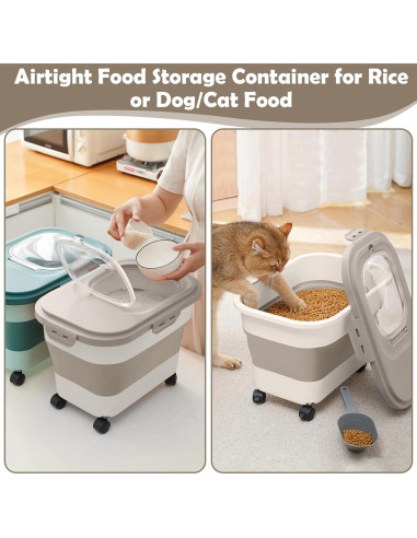 Contenedor de Almacenamiento de Alimentos SSAWcasa 20 lbs