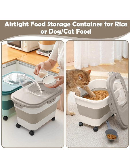 Contenedor de Almacenamiento de Alimentos SSAWcasa 20 lbs