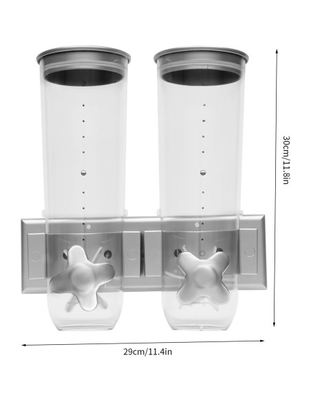 Dispensador de Alimentos Montado en Pared GEYOUTANG 3L Blanco
