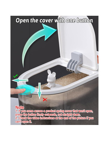 Contenedor de Almacenamiento de Comida BNOSDM 15L Hermético