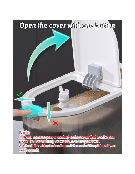 Contenedor de Almacenamiento de Comida BNOSDM 15L Hermético