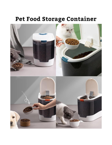 Contenedor de Almacenamiento de Comida BNOSDM 15L Hermético