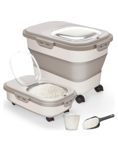 Contenedor de Almacenamiento Hermético SSAWcasa 20L con Ruedas