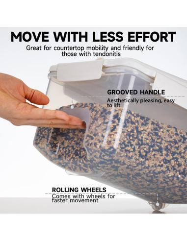 Contenedor de Almacenamiento de Alimentos LivLab 10 lbs