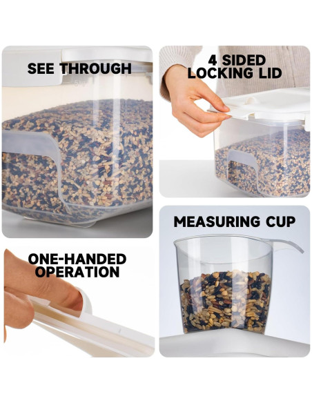 Contenedor de Almacenamiento de Alimentos LivLab 10 lbs Contenedor de Almacenamiento de Alimentos LivLab 10 lbs