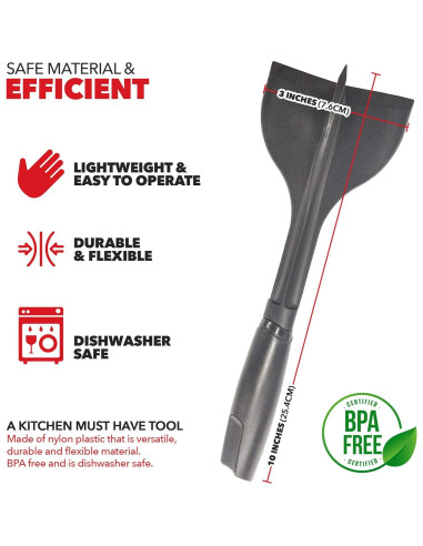 Picador de Carne Manual Exultimate - Utensilio Antiadherente 25.4 cm