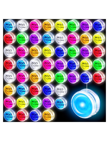 54 Piezas Yo Yo LED Iluminado Yunsailing para Niños
