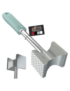 Aplastador de Carne Doble Lado Gorilla Grip 0.27 kg Menta