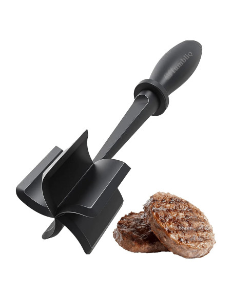 Mejorador de Picadora de Carne tumbliQ, 5 Cuchillas Curvas, Nylon