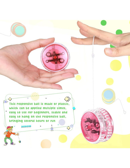 54 Piezas Yo Yo LED Iluminado Yunsailing para Niños
