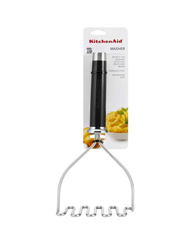 Prensador de Alimentos KitchenAid 26 cm Acero Inoxidable Negro