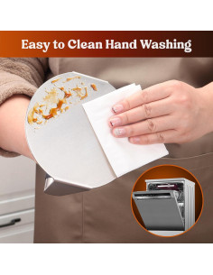 Prensa para Hamburguesas Pisol de Acero Inoxidable 14 cm 2