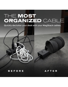 Cable USB a USB C MagStack 1M Cargador Rápido iPhone Galaxy 2